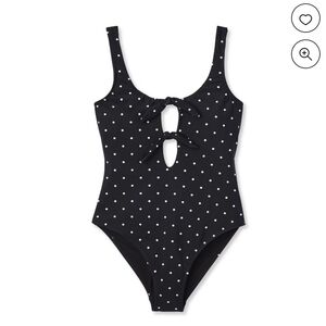 Black Polka Dot Swimsuit